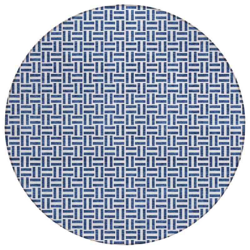 Machine Washable Indoor/ Outdoor Chantille Contemporary Casual Rug