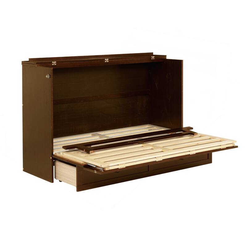 Versatile Queen Size Murphy Bed with Storage Functionality