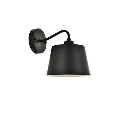 Evie 1-light Modern Tapered Cylinder Shade Wall Sconce