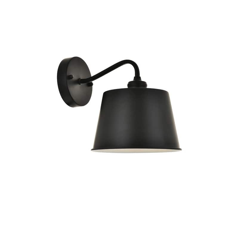 Evie 1-light Modern Tapered Cylinder Shade Wall Sconce
