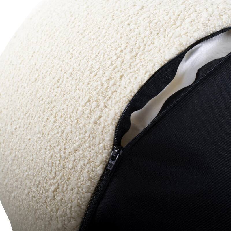 Allan Andrews Foot Pouf Barbet Natural