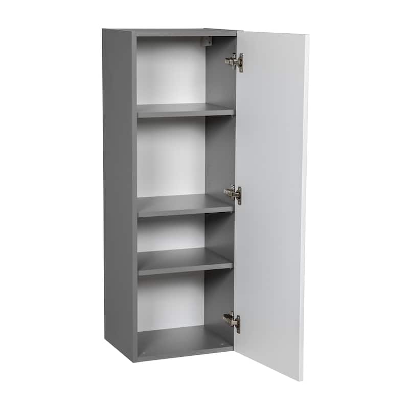 18" x 42" Wall Cabinet-Single Door-Grey - 18 x 42 x 12
