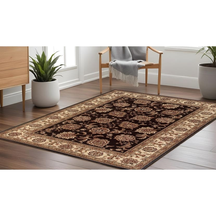 HomeRoots Oriental Traditional Runner Area Rug