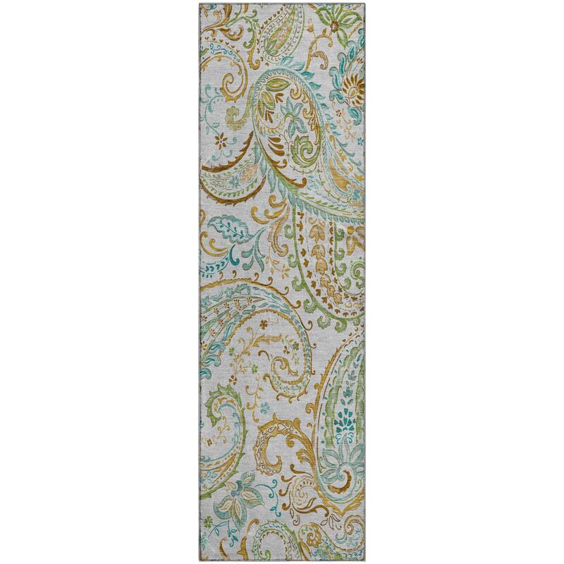 Premium Washable Super Soft Traditional Paisley Mayfield Rug