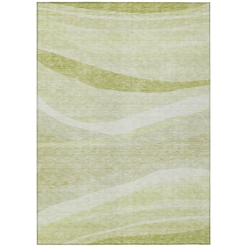 HomeRoots Abstract Transitional Rectangle Outdoor Rug