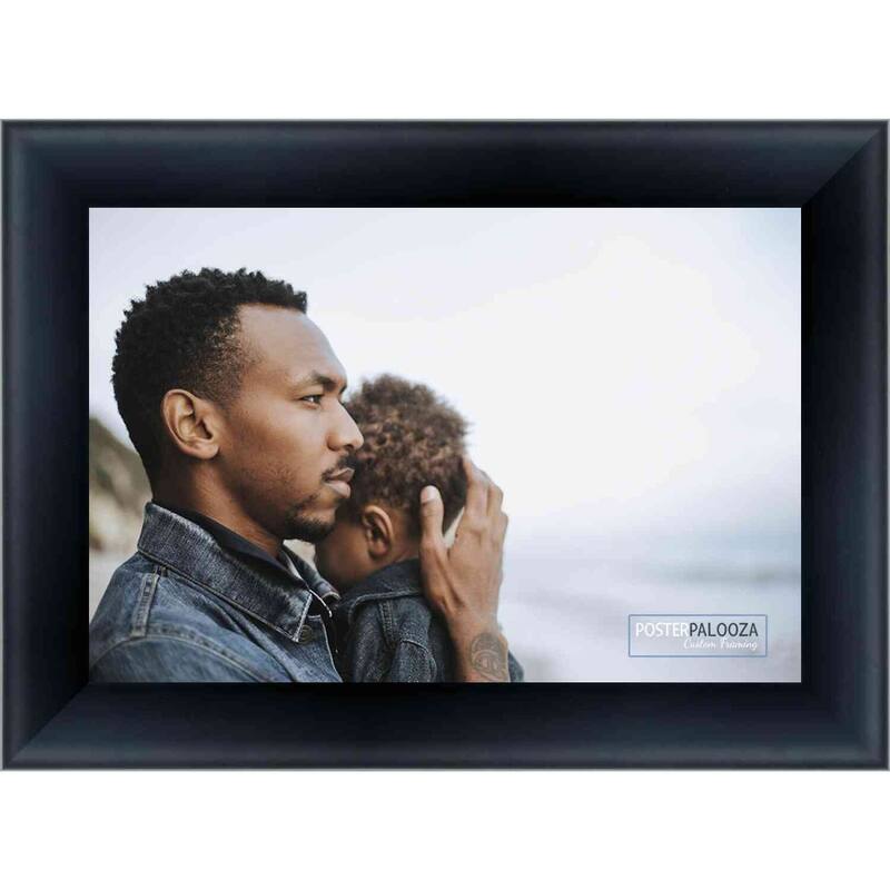 17x14 Contemporary Satin Complete Wood Picture Frame with UV Acrylic, Foam Board Backing, & Hardware