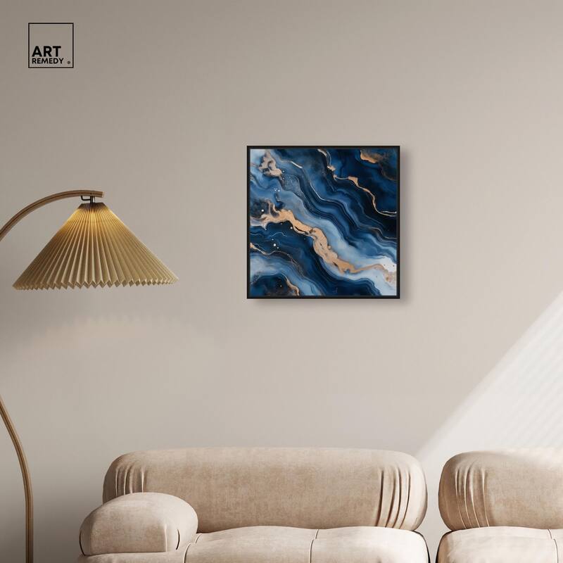 Deep Sea Geode II Canvas by Art Remedy