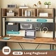 preview thumbnail 24 of 68, L Shaped Gaming Desk Computer Desk Corner Desk Pegboard Power Outlet
