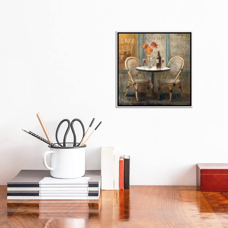 iCanvas "Meet Me at Le Cafe I" by Danhui Nai Framed Canvas Print