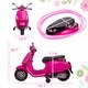 preview thumbnail 17 of 18, Kids Vespa Electric Motorcycle with Training Wheels
