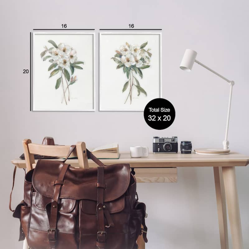 Stupell Wild Spring Flower Bundles Framed Giclee Art Design By Sally Swatland (Set of 2)