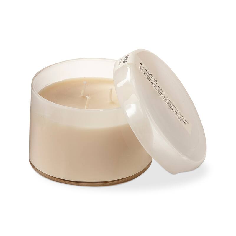 Meditation Scented Soy Paraffin Wax Candle With Lid, 4.5L x 4.5W x 3.0H, Burn Time 16 Hours