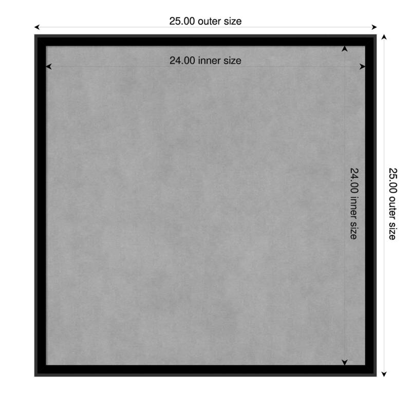 Amanti Art Incline Black Framed - 25 x 25 in - Incline Black