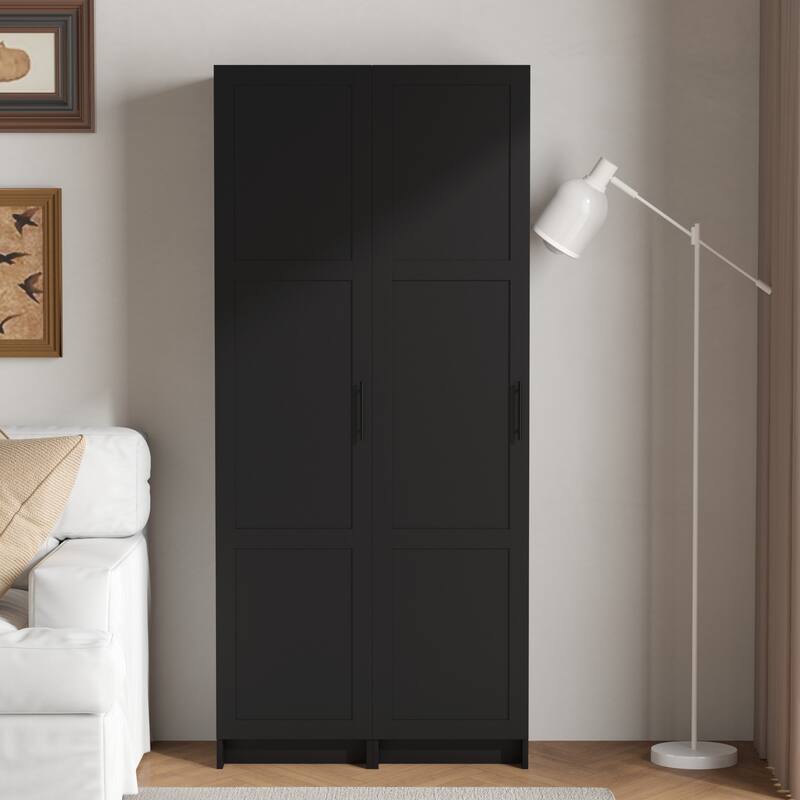 70.87" Tall Narrow Storage Bathroom Cabinet with 3 Adjustable Shelves