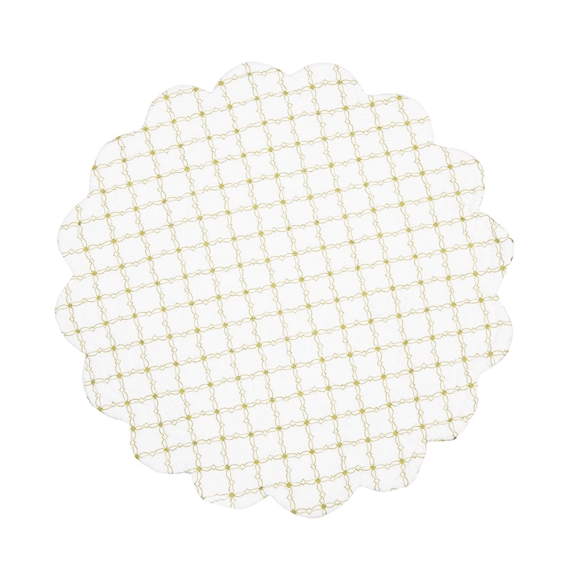 Carley Round Placemats Set of 6, 17"