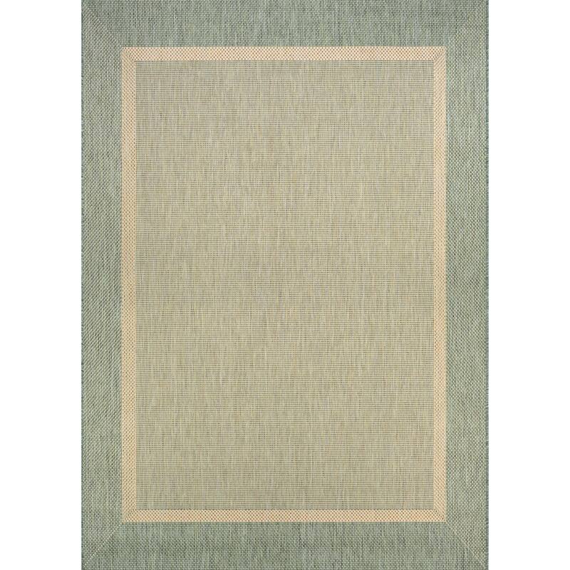 Pergola Channel Indoor/ Outdoor Area Rug - 2' x 3'7" - Green/Beige