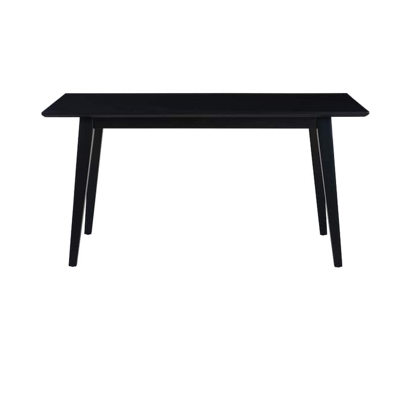 Caelan Black Wooden Dining Table
