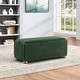 preview thumbnail 4 of 43, Sahara Storage Bench Green Cord