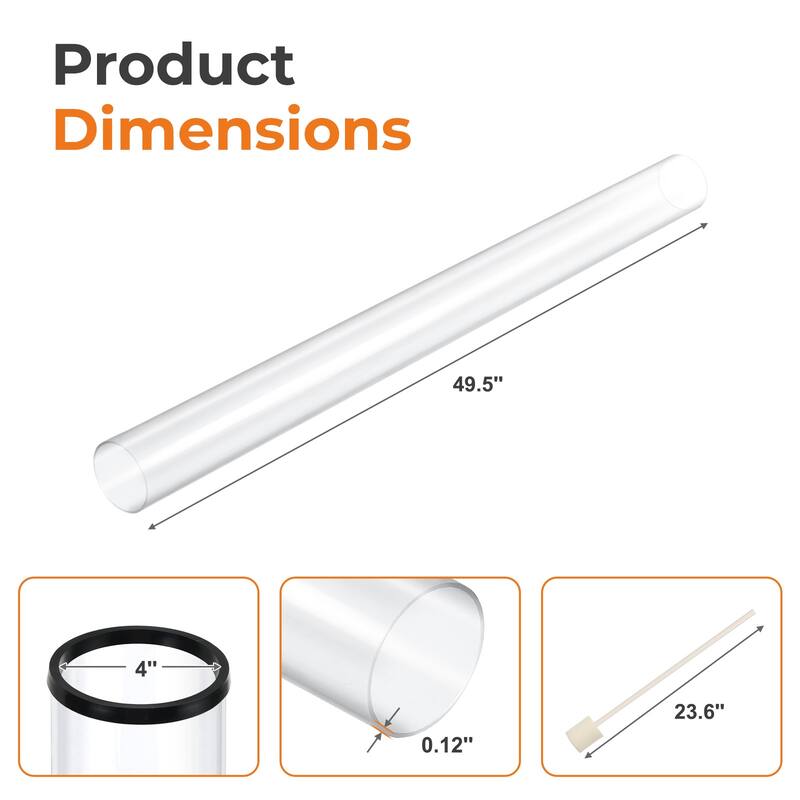 Aoodor Patio Replacement Heater Glass Tube - N/A