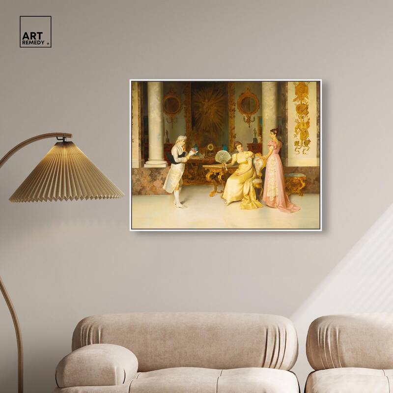 Bashful Suitor Canvas by Art Remedy