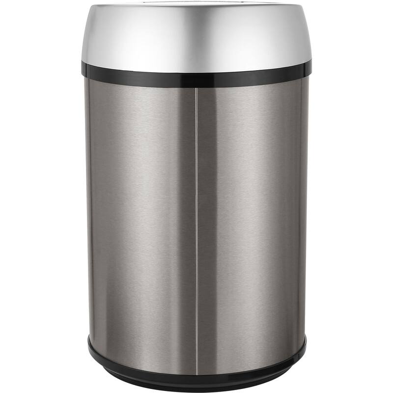 Hanover 12-Liter / 3.1-Gallon Trash Can with Sensor Lid in Stainless Steel