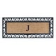 preview thumbnail 96 of 187, Non Slip Coir Low Profile Myla Monogrammed Entry Doormat, 17.7"x47.25" monogrammed j