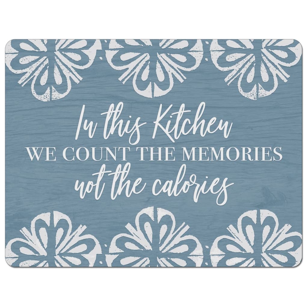 Counting Memories Flexible Plastic Cutting Board Mat 15" x 11.5", Made in the USA, Decorative, Flexible, Easy to Clean