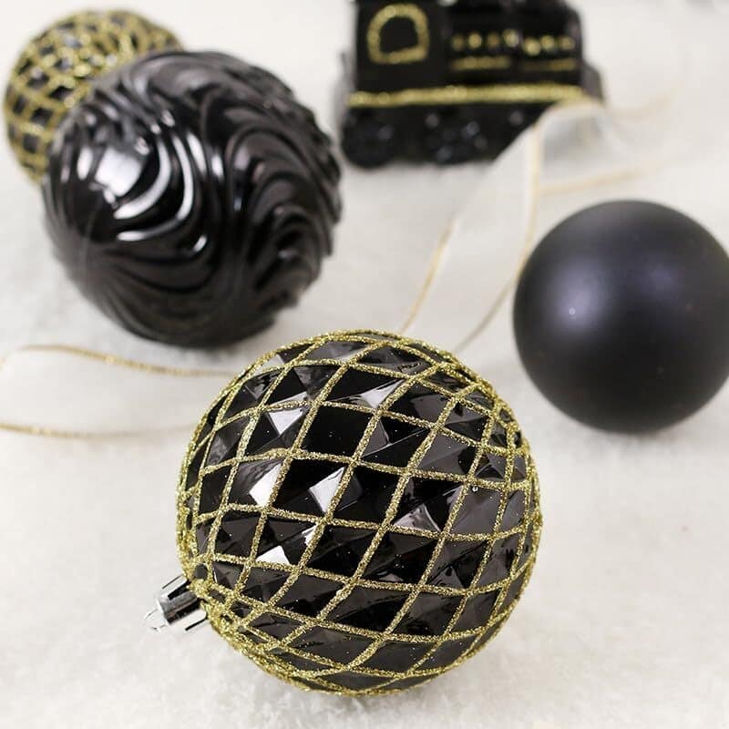 65 Pcs Christmas Decoration Ball Ornaments Set for Holiday Party Wedding - N/A