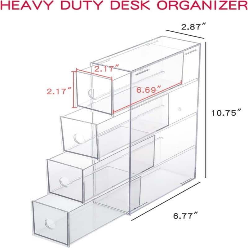 Plastic Home Office Storage Drawers