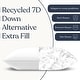 preview thumbnail 13 of 12, Delara Throw Pillow Inserts Organic Cotton, Down Alternative Fill, Set of 2