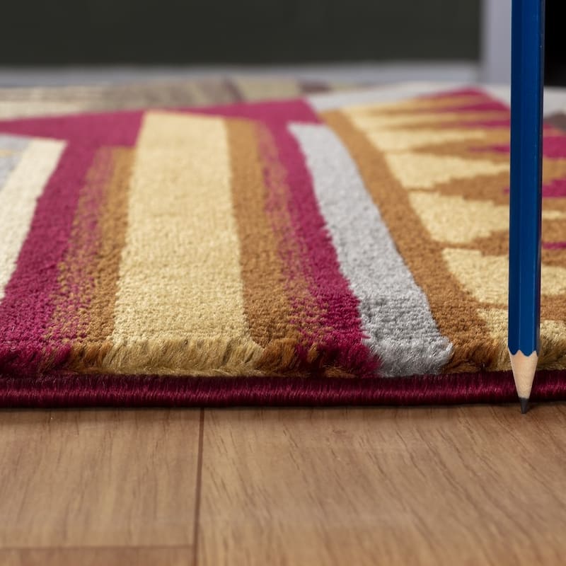 Nature's Nest GC_CBL3001 Multi Lodge Area Rug
