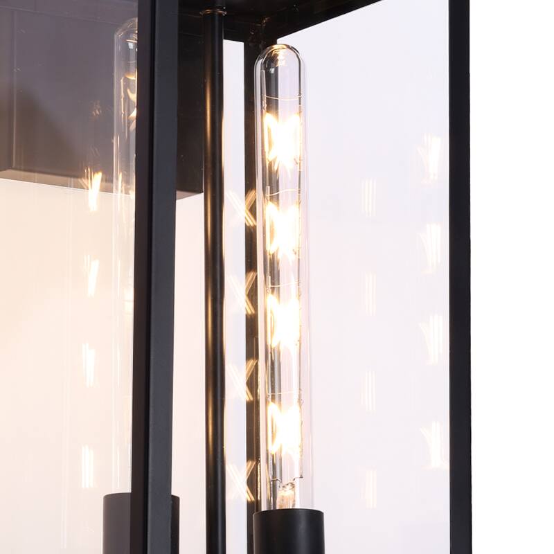 Large Medium Iron Rectangular Outdoor Wall Light