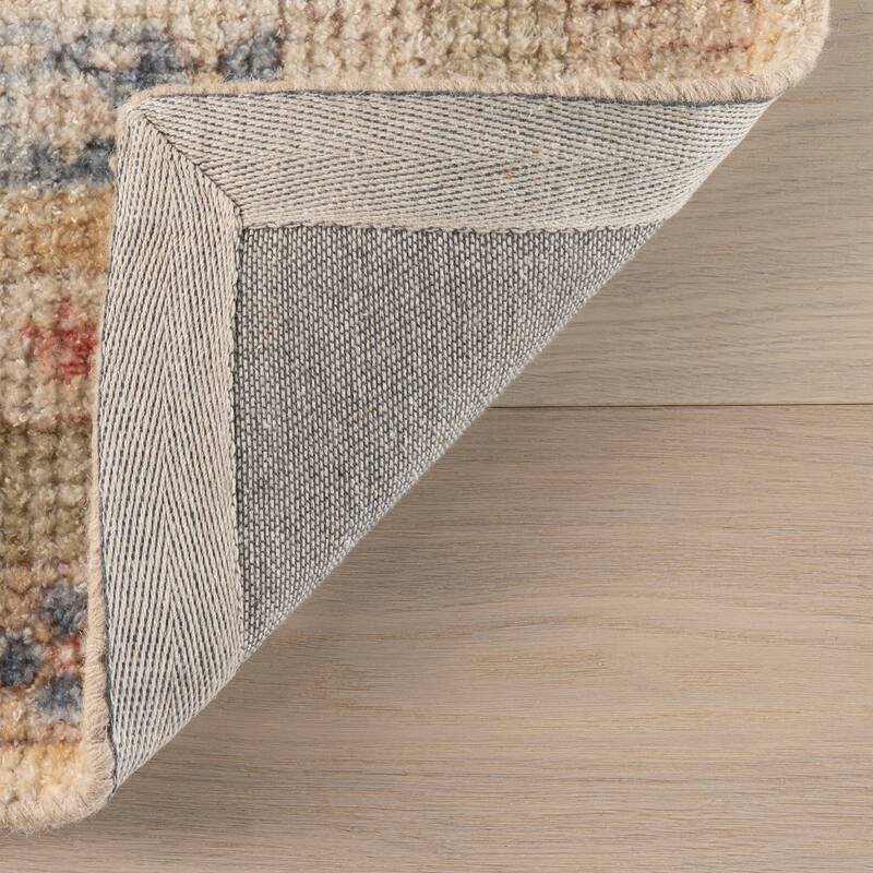 Padma Lakshmi Raji Hand-Tufted Multi-Stripe Wool-Blend Rug