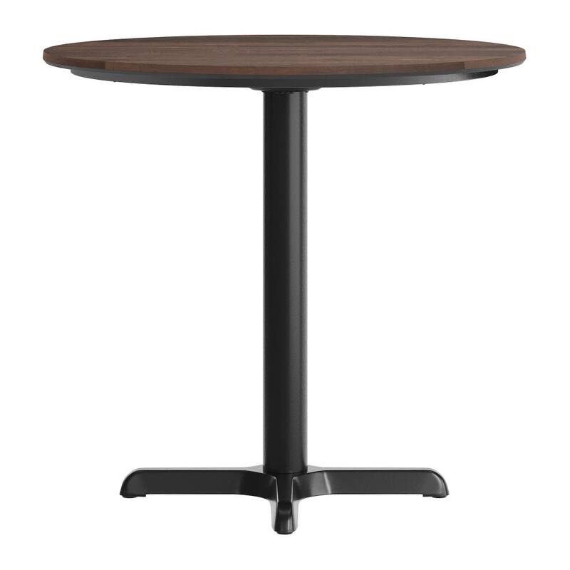 Commercial HPL Tabletop with Table Height Crisscross Base