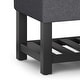 preview thumbnail 120 of 136, WYNDENHALL Essex 44 inch Wide Transitional Rectangle Ottoman Bench