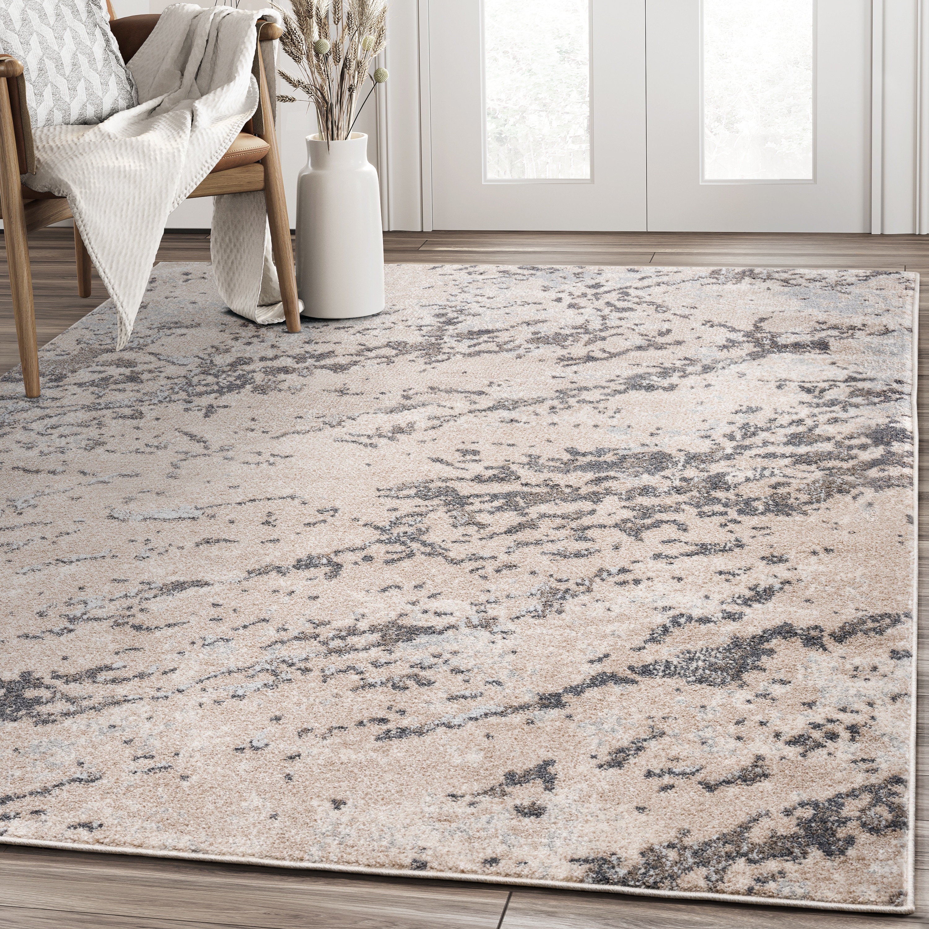 Abani Rugs Sahara Sand Desert Beige Brown Area rug