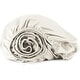 preview thumbnail 1 of 9, Organic Cotton Sateen 500 Thread Count Fitted Sheet Natural - Full