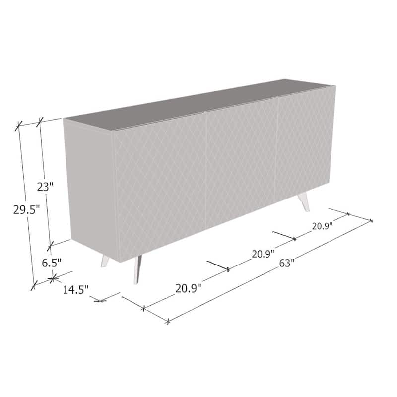 Net 02 63" Sideboard