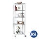 preview thumbnail 19 of 17, Seville Classics UltraDurable Commercial-Grade 5-Tier NSF-Certified Steel Wire Shelving with Wheels, 24" W x 18" D x 72" H
