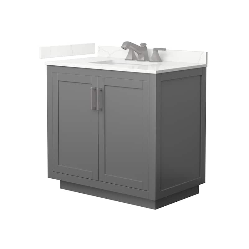 Wyndham Collection WCF292936S-QTZ-US3MXX Miranda 36" Free Standing