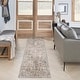 preview thumbnail 15 of 58, Nourison Astra Machine Washable Indoor only Persian Area Rug 2' 2" x 8' - Silver/Taupe - Runner