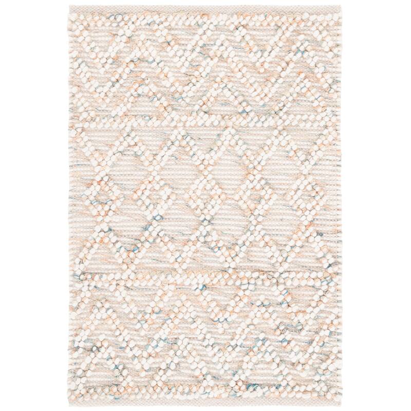 SAFAVIEH Handmade Natura Rafif Moroccan Boho Wool Rug
