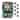 Bell + Howell 8 LED Square Solar Powered Disk Lights with Auto On/Off - 8 Pack - Grey