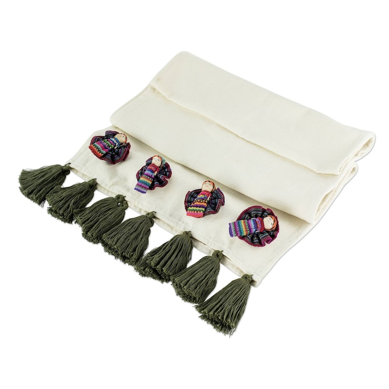 Novica Handmade Ixmucanés Table Cotton Table Runner