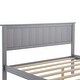 preview thumbnail 9 of 16, Twin Size Platform Bed with Under-bed Drawer for Extra Storage, Solid Pine Wood and MDF, Gray