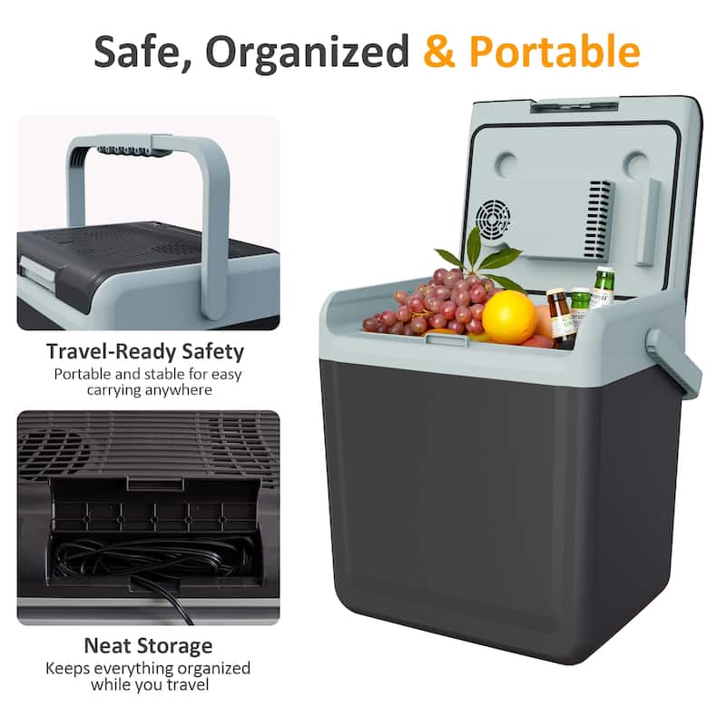 25QT Portable Cooler and Warmer Mini Fridge - N/A