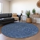 preview thumbnail 30 of 111, Machine Washable Indoor/ Outdoor Modern Dotty Chantille Rug