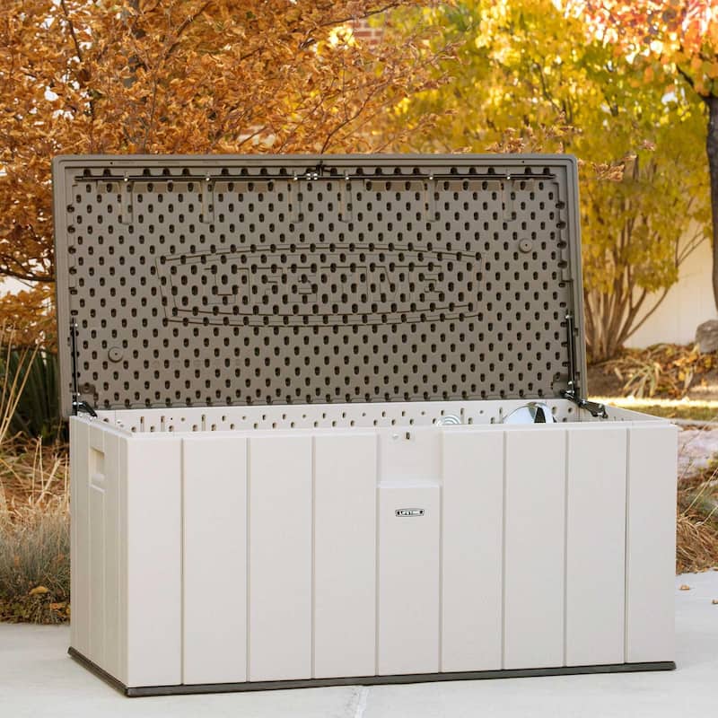 Lifetime Heavy-Duty Outdoor Storage Deck Box (150 Gallon)