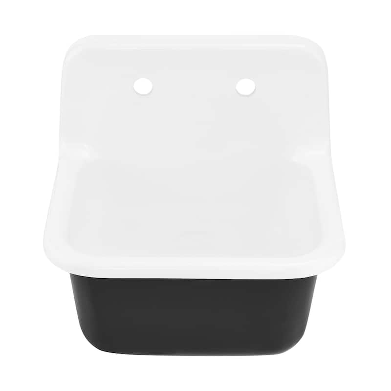Loire 26" Wall Hung Cast Iron Bathroom Sink