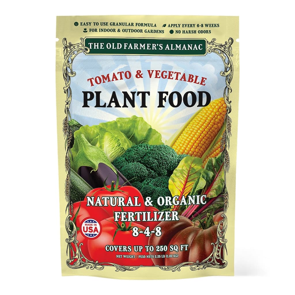 The Old Farmer's Almanac Tomato & Vegetable Plant Food 8-4-8